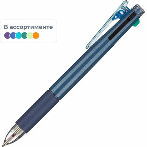 Шариковая ручка M&G "4 Mate", автоматическая, линия 0,5 мм, 4 цвета в 1, манжета, ABPJ7371040796C