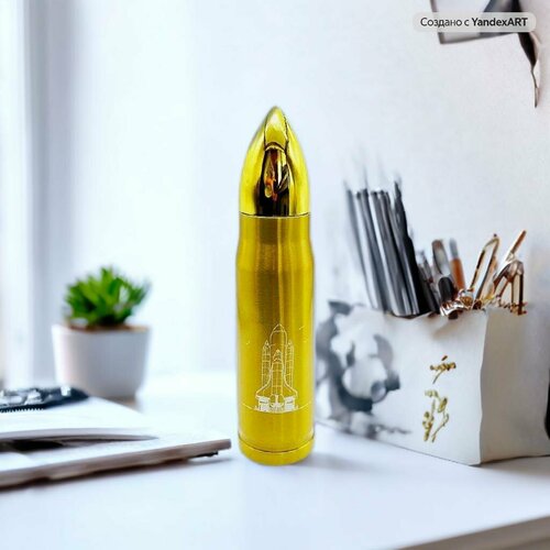 Маленький термос Золотая пуля 0,5 л