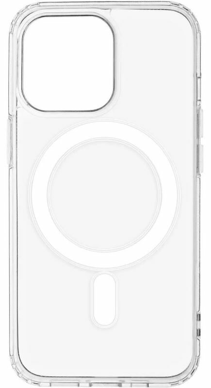 Чехол прозрачный силиконовый iPhone 15Pro с поддержкой Magsafe