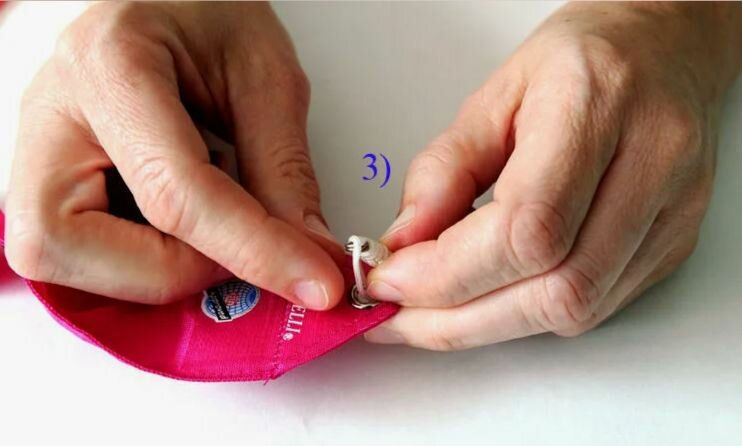 Карабин для палочки Pastorelli, 02601 (Белый) (1шт) — фото 1