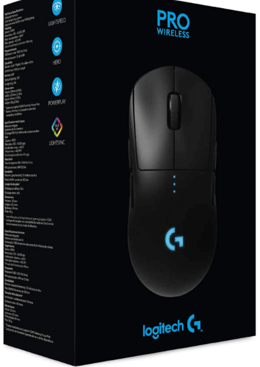 Беспроводная игровая мышь Logitech G Pro Wireless, black