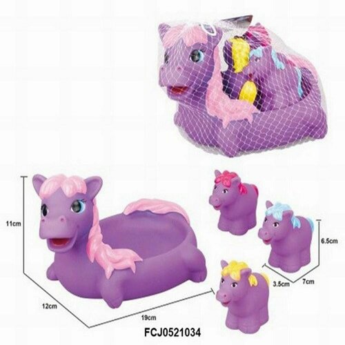 Набор пищалок маленькие Пони 19х12х11 см в сетке 4 735₽