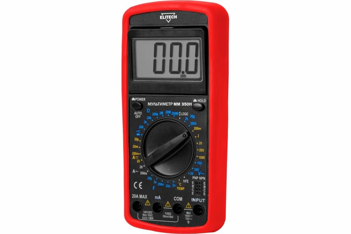 фото Мультиметр ELITECH ММ 350Н