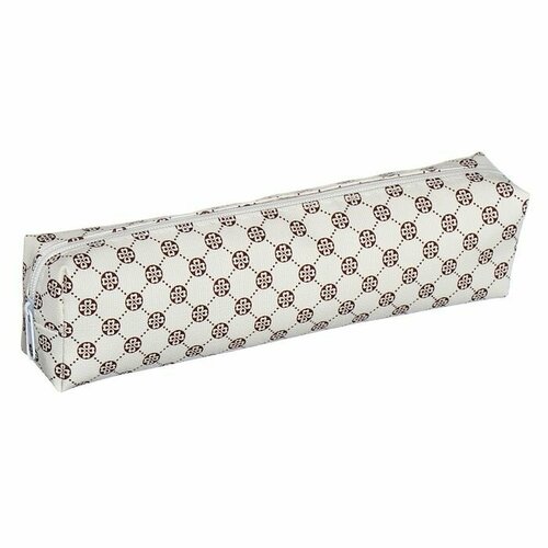 Пенал школьный на молнии Calligrata Классика бежевый 482₽