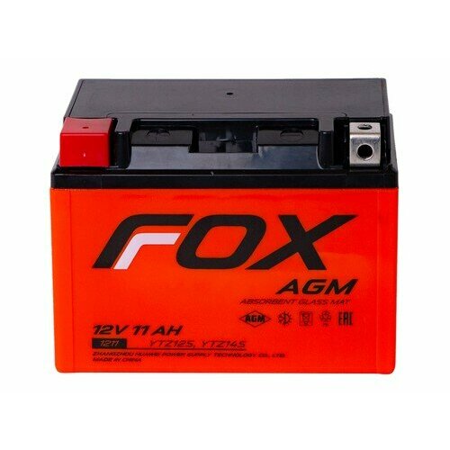FOX Аккумулятор СТ12В-11Ah пусковой ток 200А FOX 6706₽