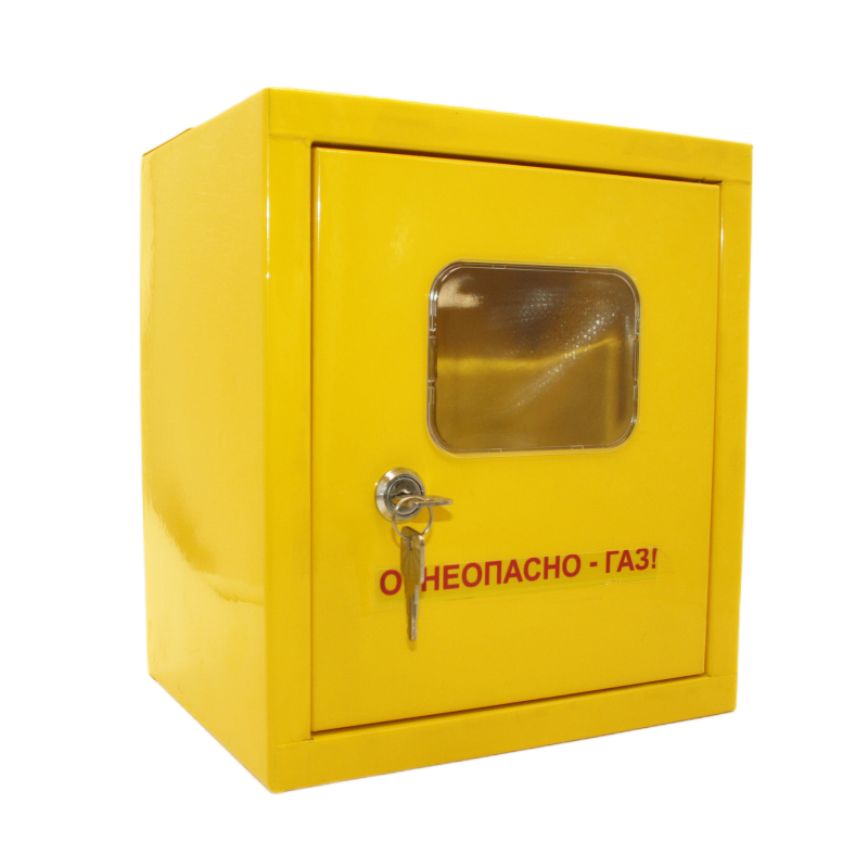 Шкаф для для счетчика газа ШС 110 (желтый) Дверь