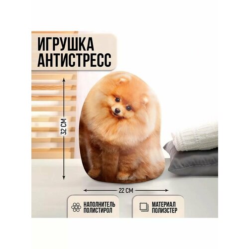 Мягкая игрушка антистресс шпиц 1406₽
