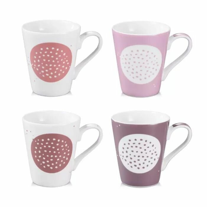 Набор чашек Tescoma myCOFFEE, 4 шт, Sugar, фарфор, подарочная упаковка