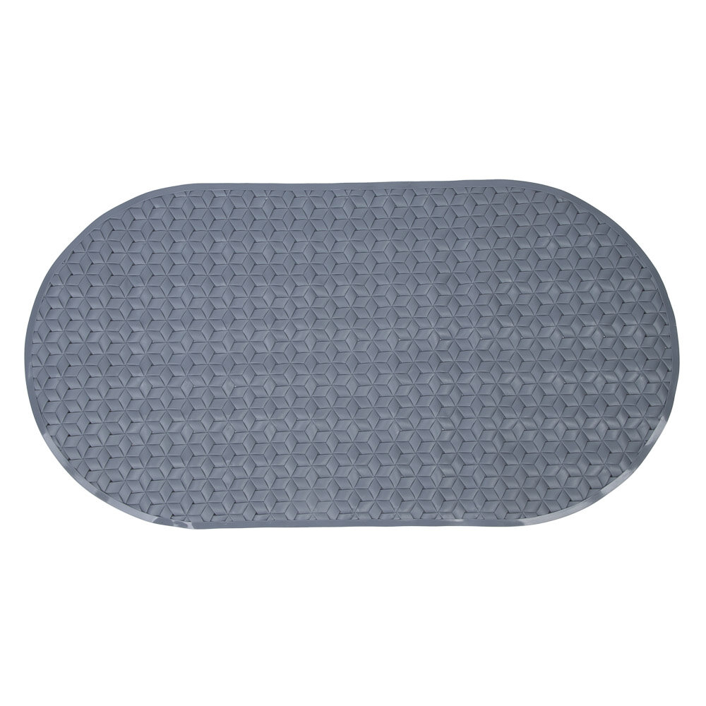 фото VETTA Коврик в ванну, противоскользящий, ПВХ, 67х37см, квадратный, Камни, 022