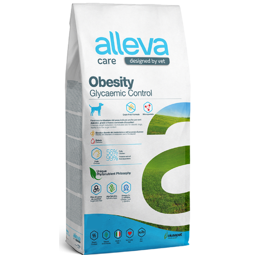 Alleva Care Dog Adult Obesity Glycaemic Control сухой диетический корм для взрослых собак контроль потребления глюкозы - 5 кг