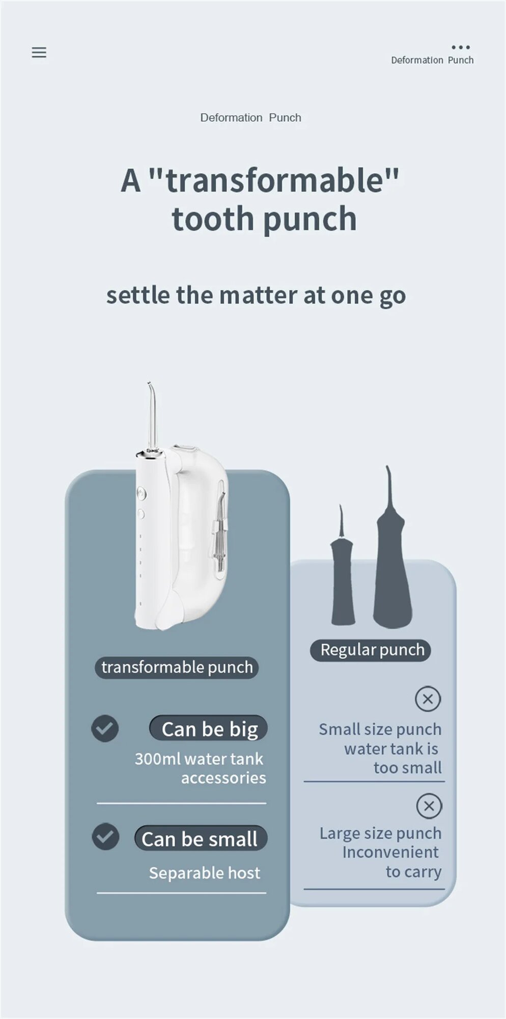 Ирригатор Xiaomi Youpin - все насадки в комплекте