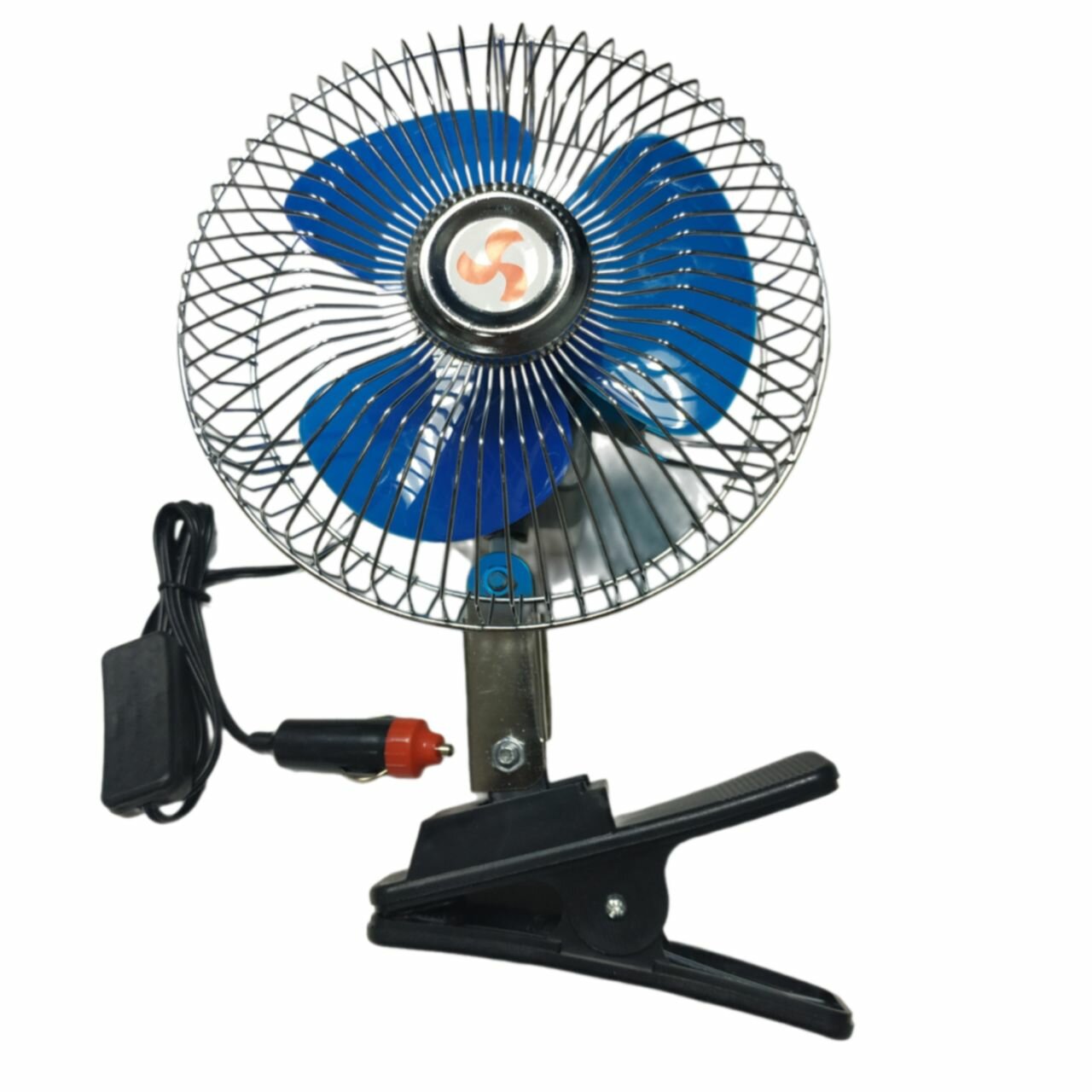 Вентилятор автомобильный 24V на прищепке 6"