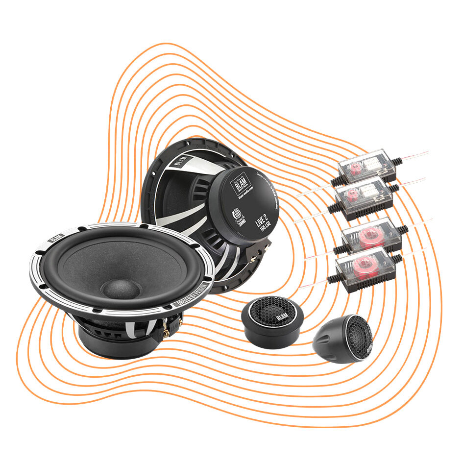 BLAM 165LSQ - 2-полосная компонентная АС класса "Hi-Performance / HiFi", 6,5", 60 Вт ном, 93,3 дБ