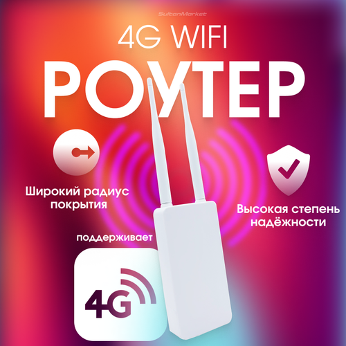 Роутер WiFi со слотом для сим карты уличный 4300₽