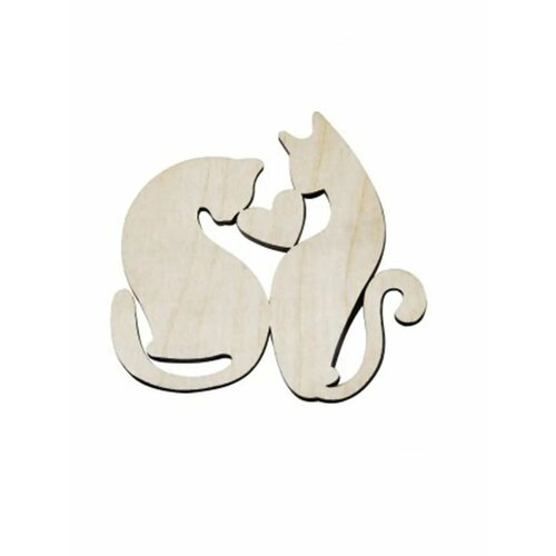 Деревянные заготовки Декупаж Кошка 3 шт 164₽