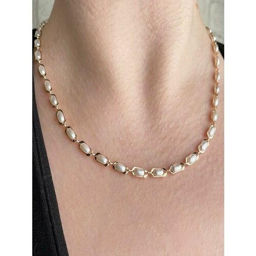 Колье FJ Fallon Jewelry, золотой