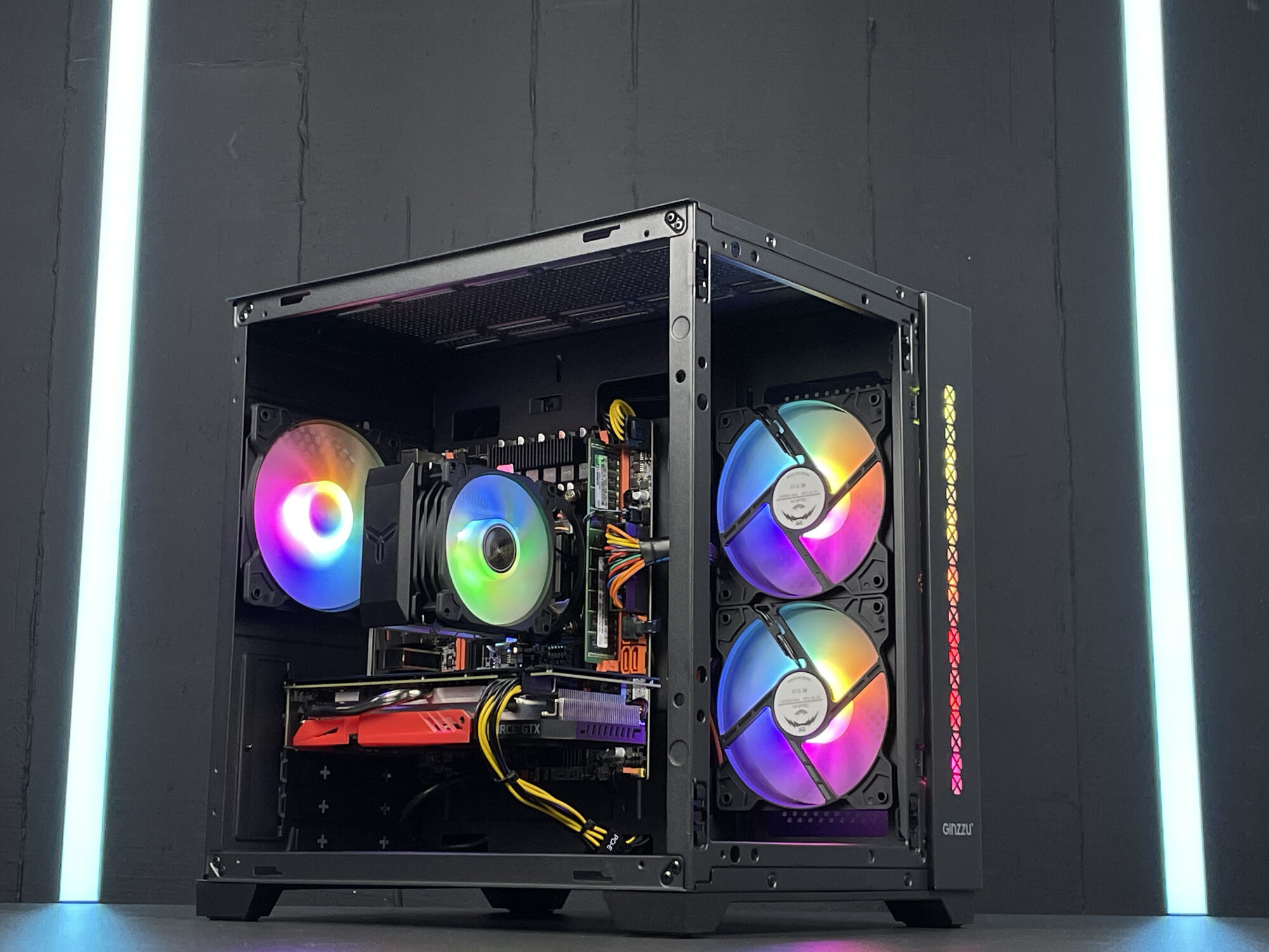Игровой компьютер 12/24 ядер | RTX 2060 SUPER 8GB | 16ГБ ОЗУ | SSD 512GB | "CUBE V300"