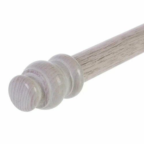 Карниз двухрядный 240 см дерево беленый дуб 4564₽