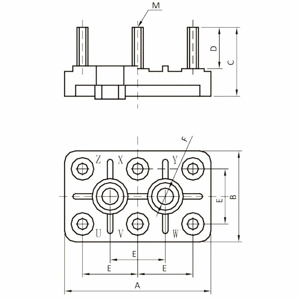 Колодка клеммная T 132 — фото 1
