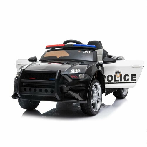 Электромобиль детский Tommy Mustang Police-5 чёрный