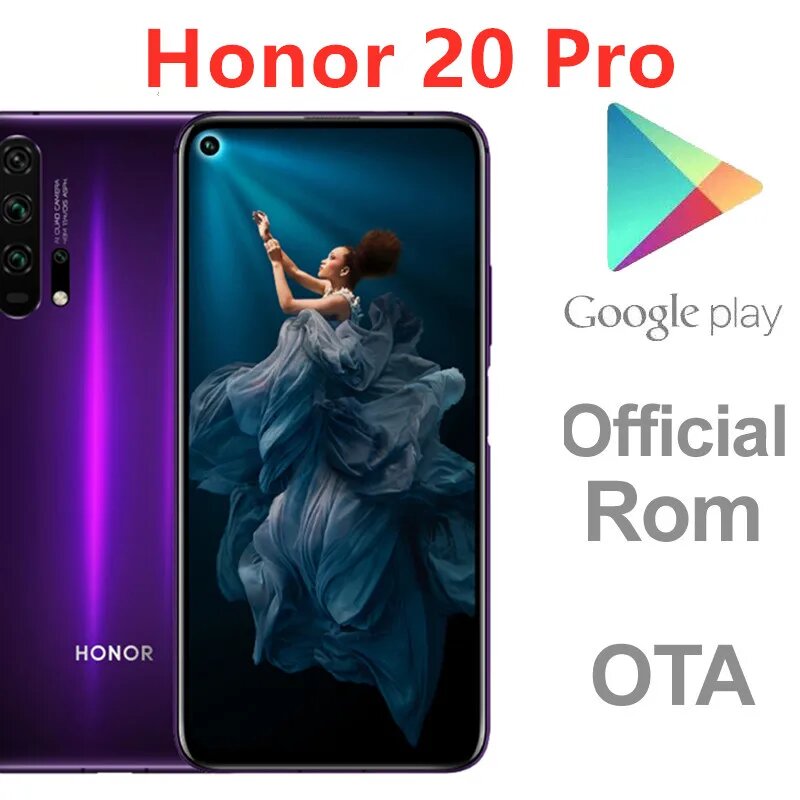 Смартфон HONOR 20 Pro, 8/256ГБ, global