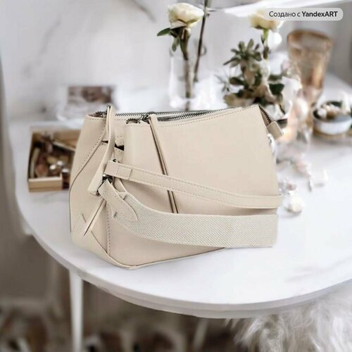 Сумка кросс-боди TERVOLINA, белый