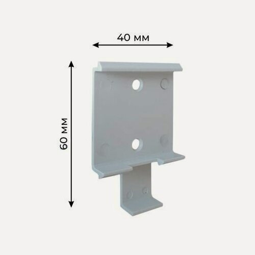 Изображение товара Клипсы TeckWood ClipPro, полимерные, для плинтусов ДП2, ДП6, ДП7, ДП8, бежевый, 40х60 мм