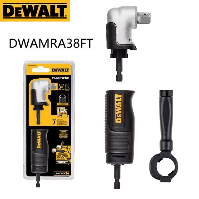 Насадка угловая DeWALT DWAMRA38FT 3/8", для шуруповертов, 3 элемента