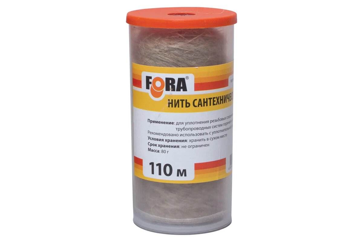Нить сантехническая льняная FORA 110 м 006140302