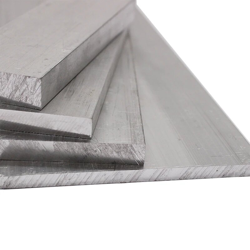 Алюминиевая плоская планка 6061 T6, металлическая полоса, Length 100mm 1pc, 12x50mm