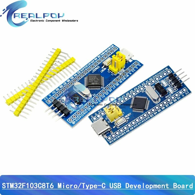 ST-LINK V2 симулятор загрузки программатор STM32F103C8T6 STM32F103C6T6 ARM STM32F103C6T6 ARM STM32, C6T6 Micro Set — фото 1