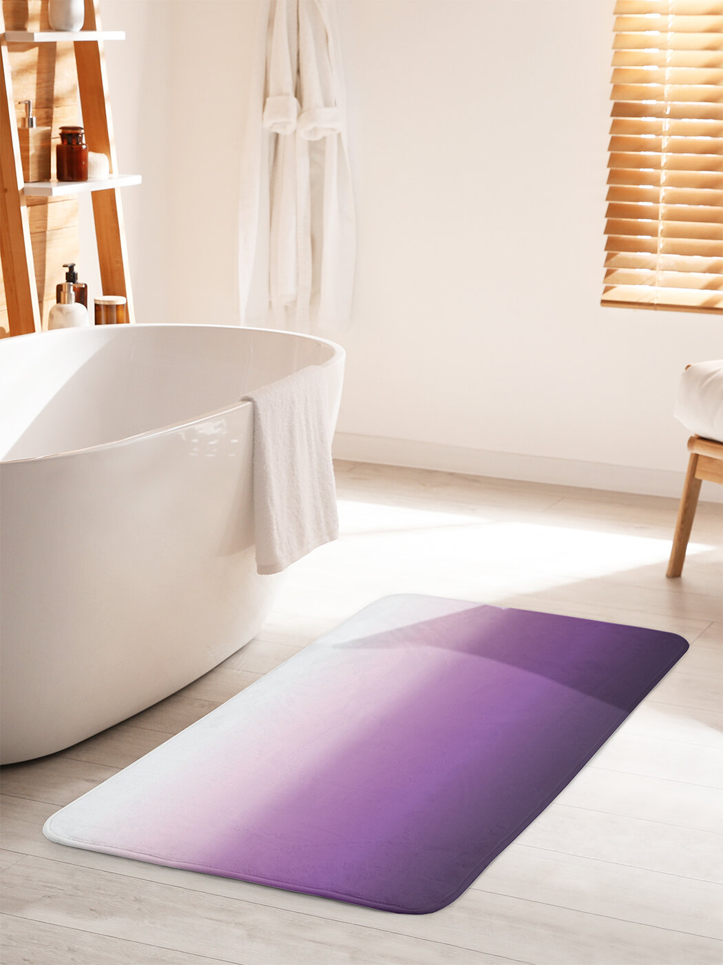 Коврик для ванной комнаты и туалета противоскользящий 