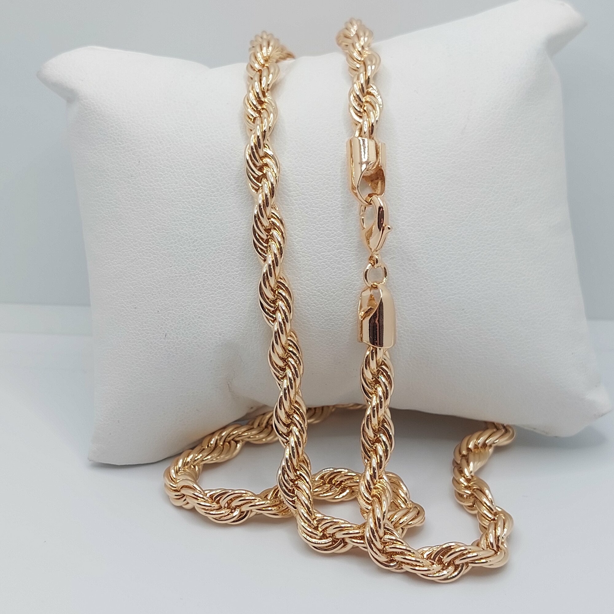 Цепь, 1 шт., длина 60 см, золотистый