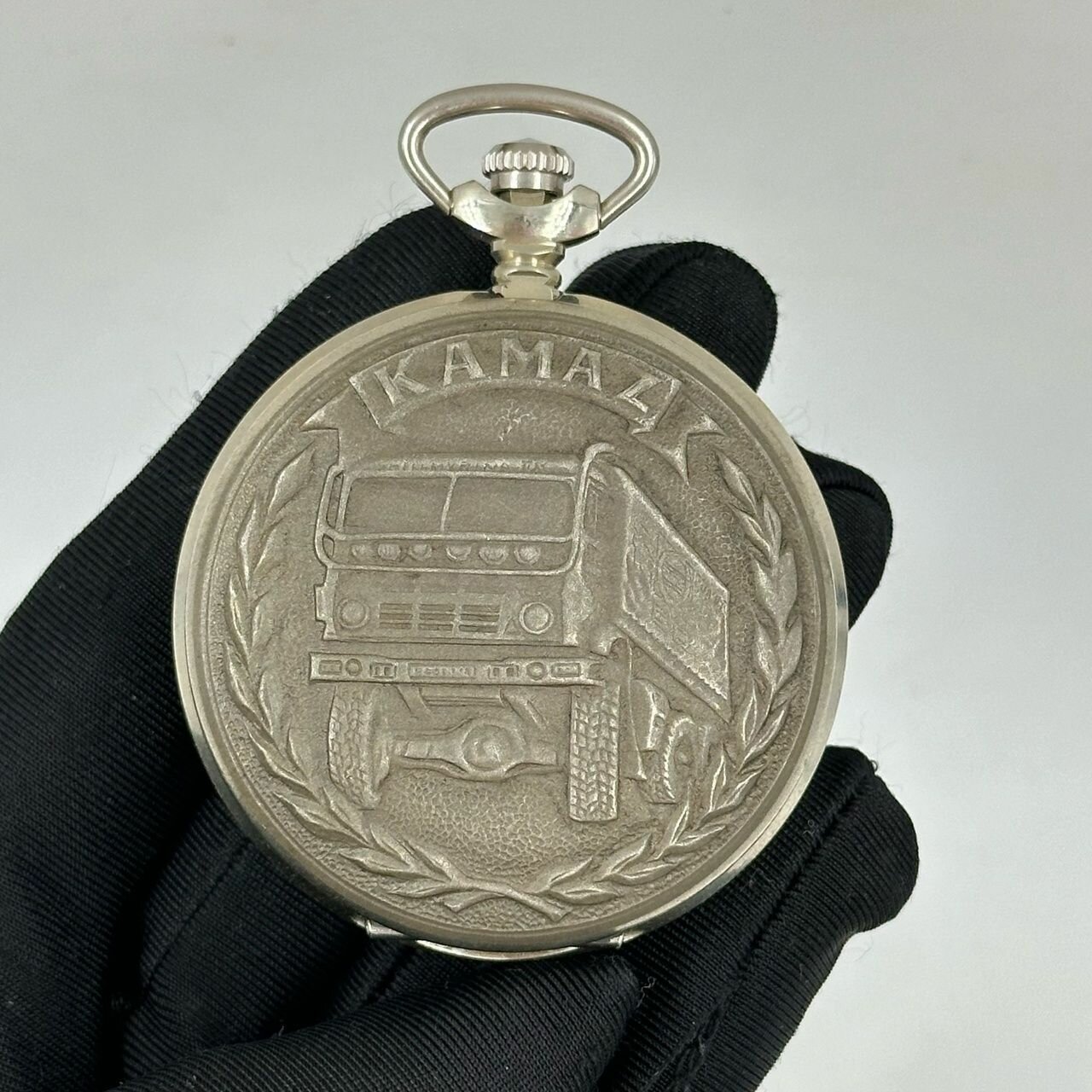 Карманные часы, серебристый