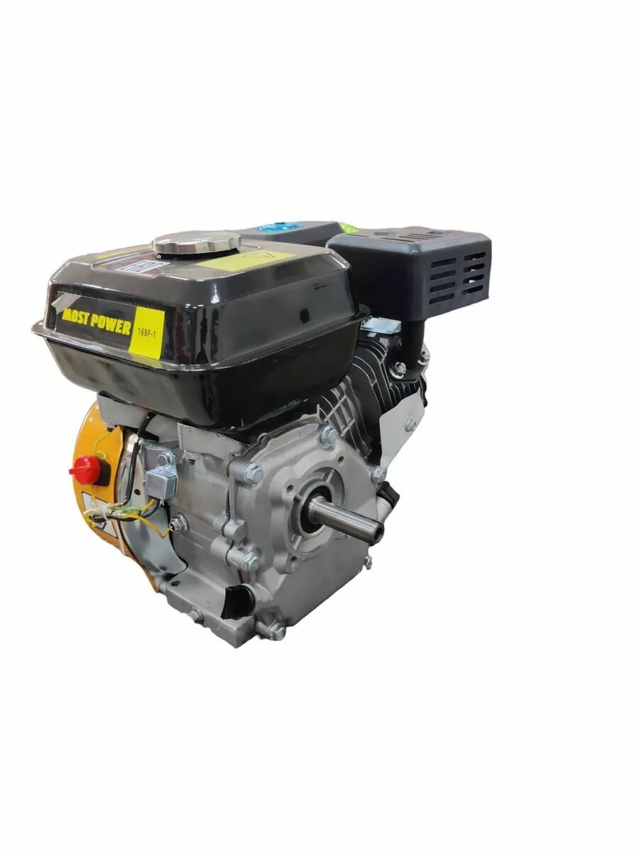 Двигатель бензиновый MOST POWER 168F-1, 6,5л. с, вал 19мм — фото 1
