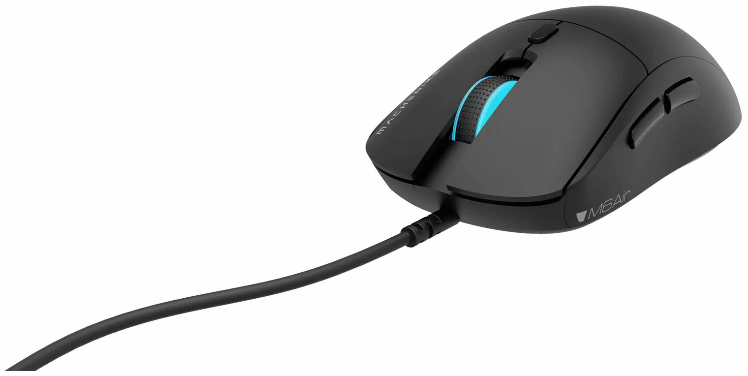 Мышь игровая проводная Machenike M6 Air Black (JJ02G100DRU), черный — фото 1