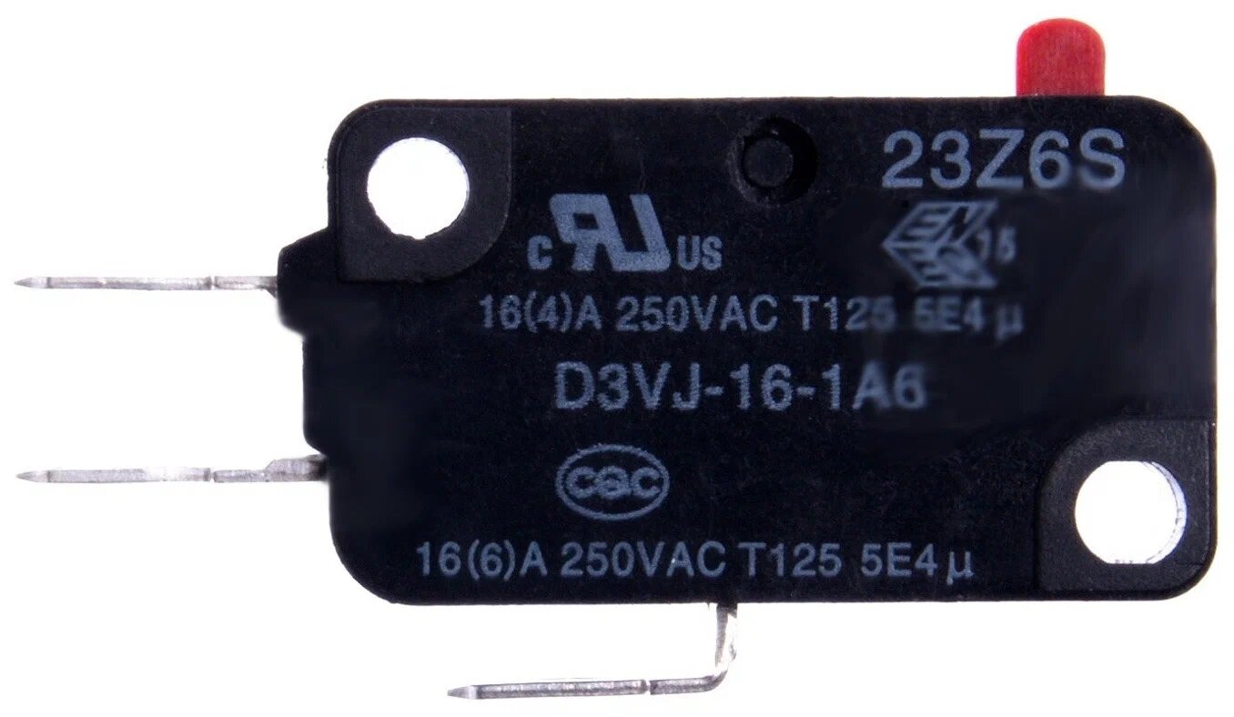 Микровыключатель CAME, 119RIR083, для ворот и шлагбаумов, черный — фото 1