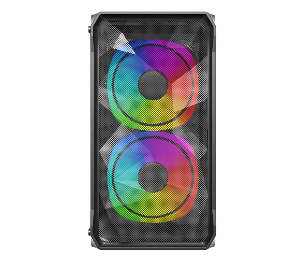 Корпус для компьютера Powercase Mistral Micro A3B ARGB mATX CMMAB-A3, без БП, Black — фото 1