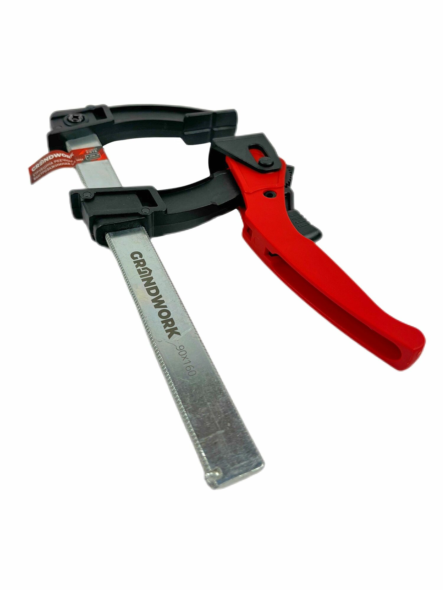 Изображение Струбцина реечная быстрозажимная 160 мм GRANDWORK