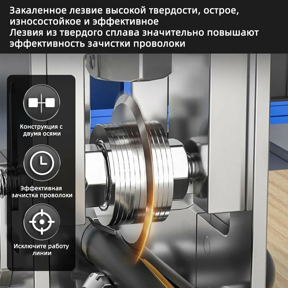 Изображение Станок для разделки кабеля 1-25mm, Портативный электрическая машина для зачистки проводов