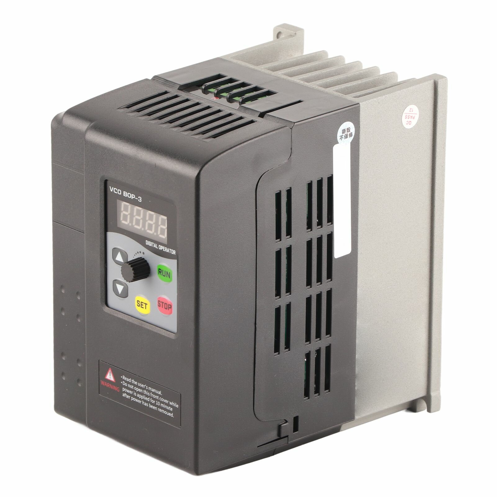 Преобразователь частоты однофазный в трехфазный VFD 220-240V 2.2кВт 9.5А с пультом управления двигателем