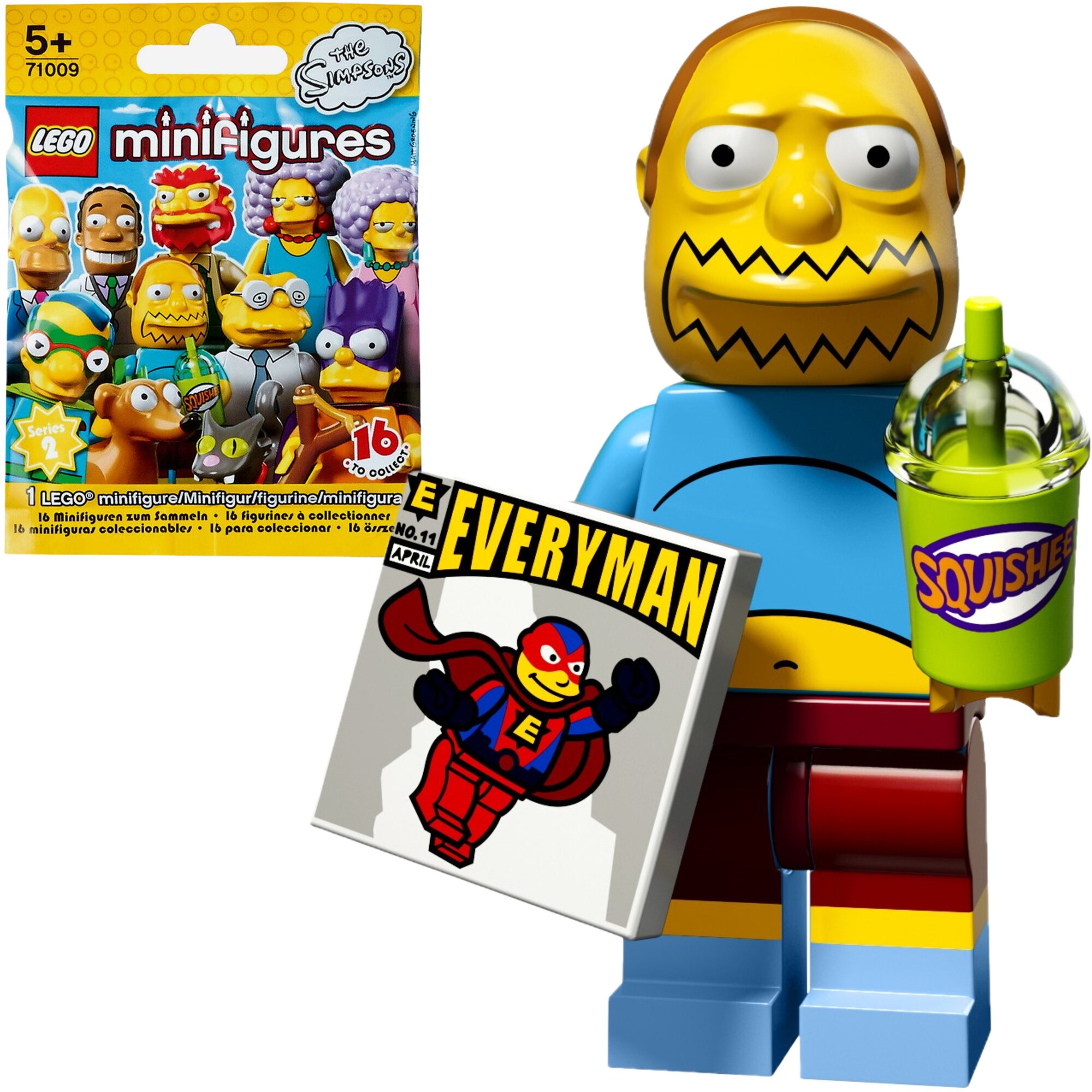 Минифигурки лего "Симпсоны - Продавец комиксов" LEGO Simpson Minifigures 71009-7