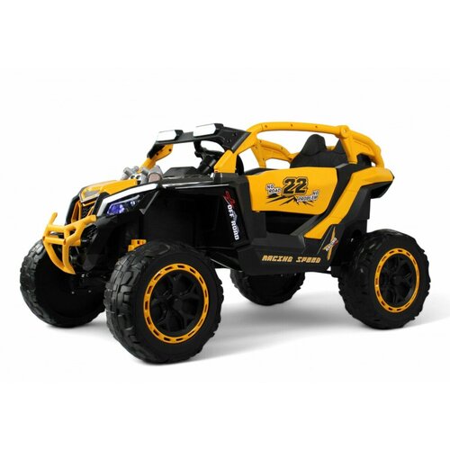 фото Rivertoys детский электромобиль k707am-a желтый