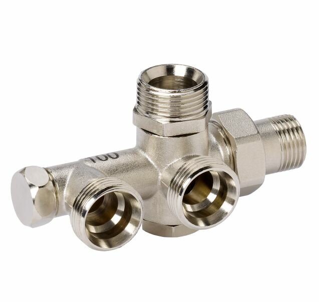 Клапан для подключения радиатора DN15/Ду15 4х ходовой Honeywell V2212XD020