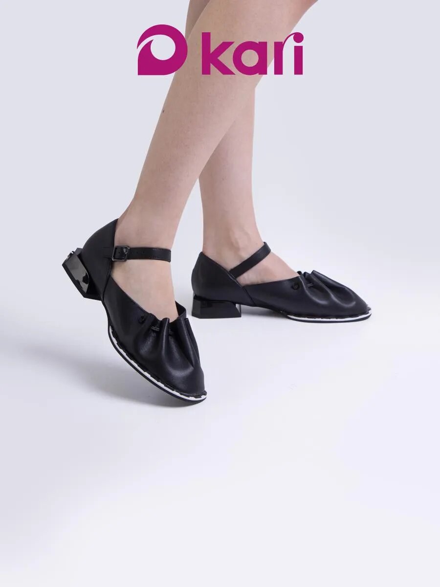 Туфли kari, размер 39, черный