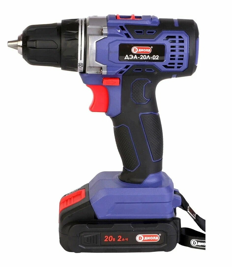 Шуруповерт аккумуляторный Диолд 10300150  с кейсом  в комплекте 1 АКБ