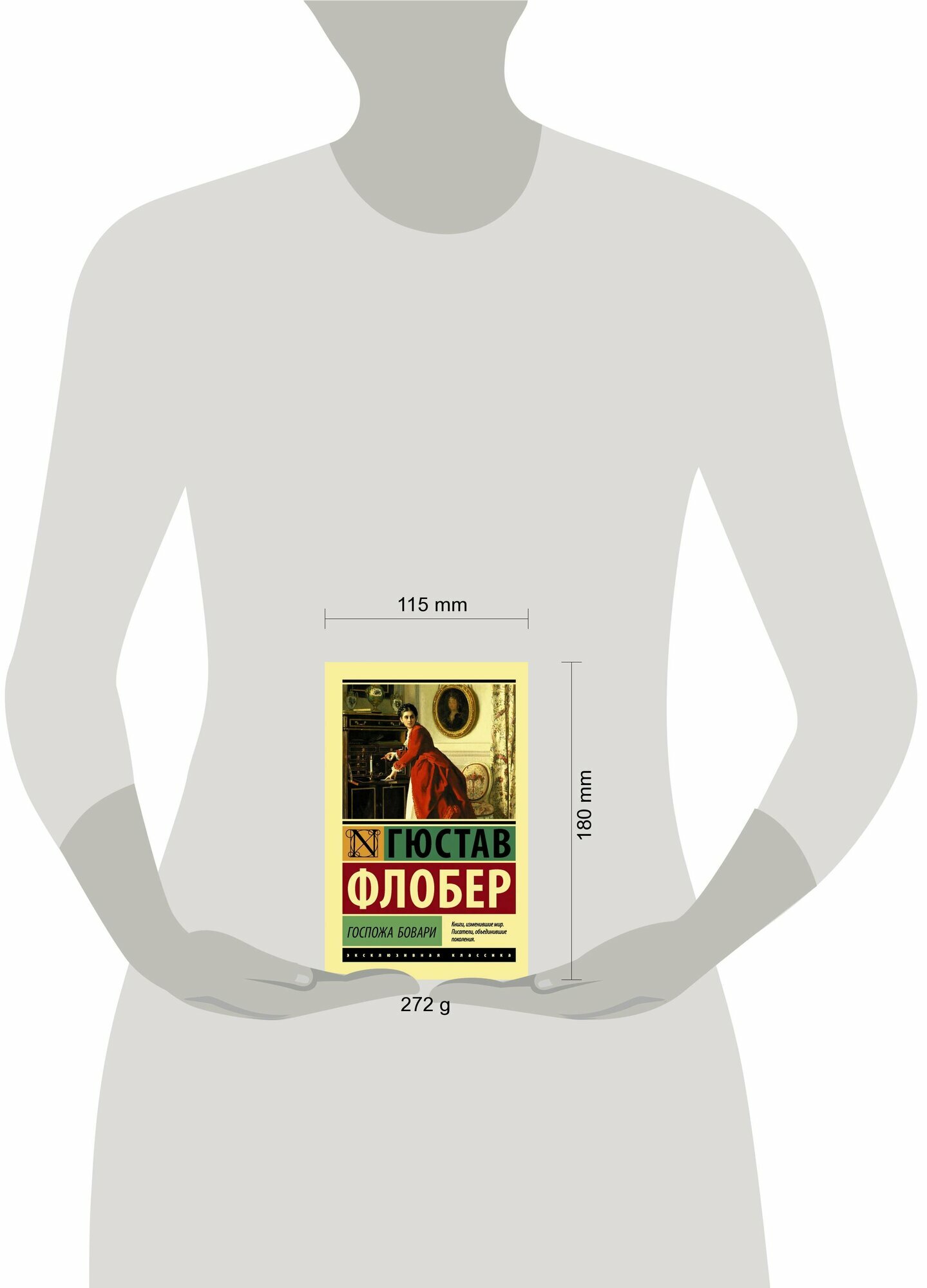 Госпожа Бовари Гюстав Флобер книга от издательтсва АСТ эксклюзивная классика — фото 1