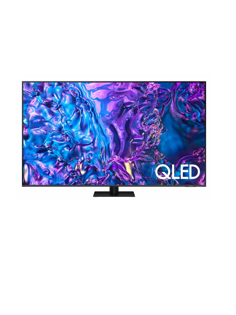 75" Телевизор SAMSUNG QE75Q70DAUXRU QLED 4K Q70D Smart TV, дизайн AirSlim, серый/черный, без RuStore