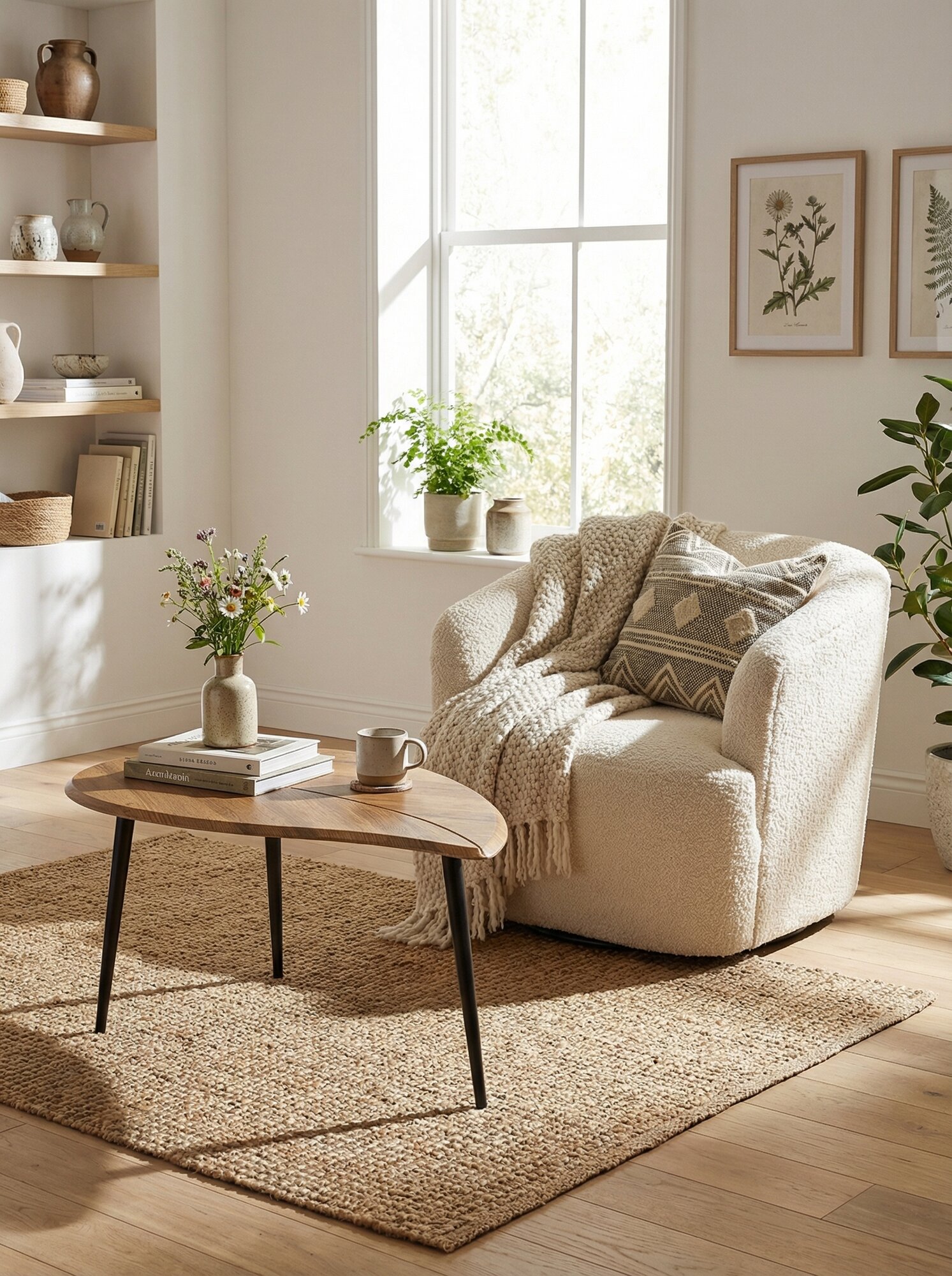 Журнальный столик IFERS BeautyStyle 28 цвет дуб вотан/черный