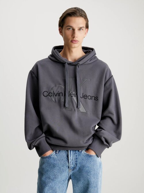 Худи Calvin Klein Jeans, размер XL, серый